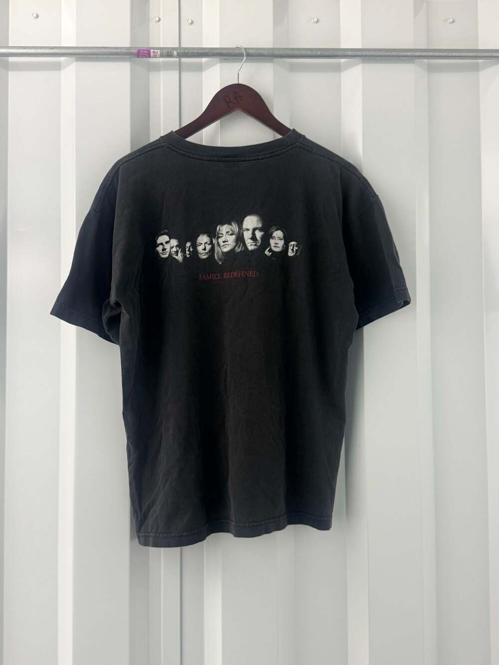 Vintage 2000 The Sopranos Family Redefined Promo T Shirt Large Black HBO TV Show